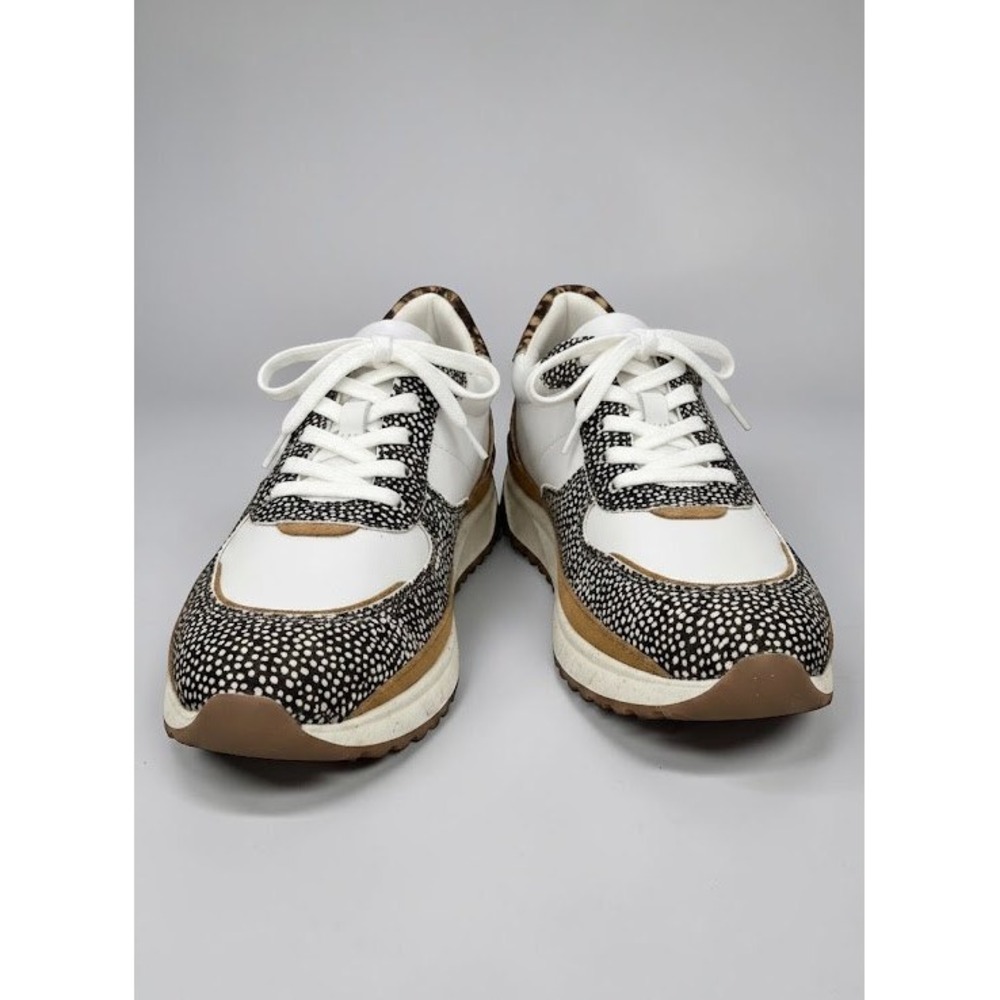 Madewell Kickoff Trainer Sneakers Women's 8 Olive Grove Multi Calf Hair Leather